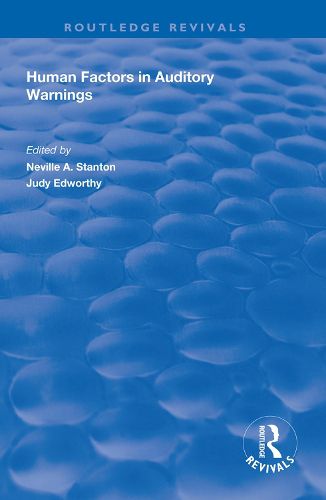 Cover image for Human Factors in Auditory Warnings
