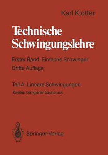 Cover image for Lineare Schwingungen