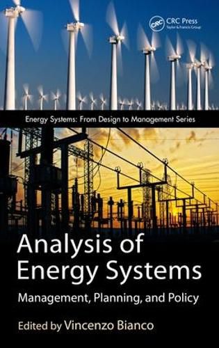 Cover image for Analysis of Energy Systems: Management, Planning and Policy