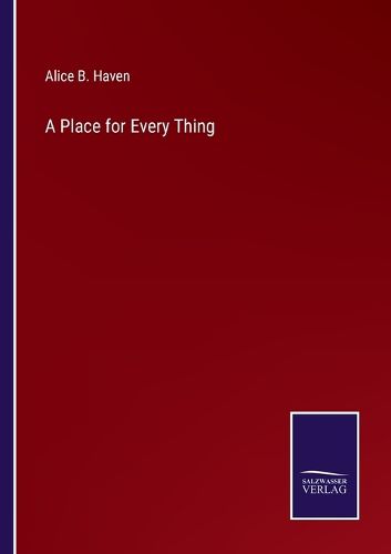 Cover image for A Place for Every Thing