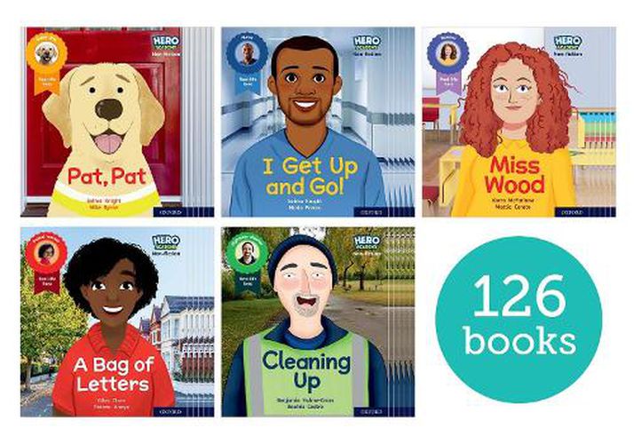 Cover image for Hero Academy Non-fiction: Oxford Levels 1-6 Lilac-Orange Book Bands: Easy-buy Pack