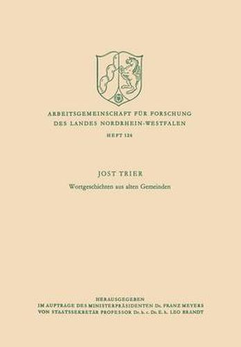 Cover image for Wortgeschichten Aus Alten Gemeinden