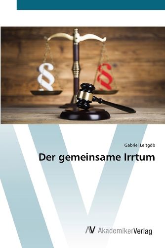 Cover image for Der gemeinsame Irrtum