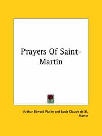 Cover image for Prayers of Saint-Martin