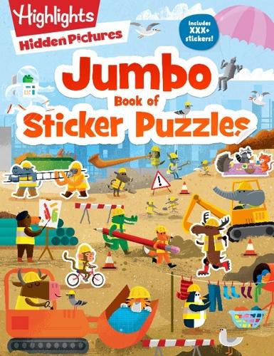 Cover image for Jumbo Book of Sticker Puzzles