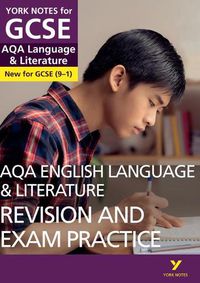 Cover image for AQA English Language & Literature REVISION AND EXAM PRACTICE GUIDE: York Notes for GCSE (9-1): - everything you need to catch up, study and prepare for 2022 and 2023 assessments and exams