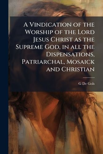 Cover image for A Vindication of the Worship of the Lord Jesus Christ as the Supreme God, in All the Dispensations, Patriarchal, Mosaick and Christian: Demonstrating, That Christ Was So Known and Worship'd in All Ages, from Adam to This Day