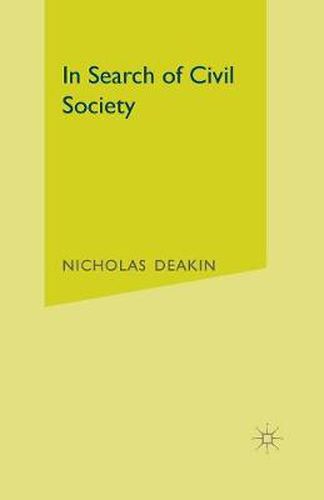 Cover image for In Search of Civil Society