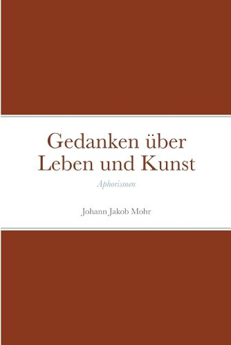 Cover image for Gedanken ueber Leben und Kunst