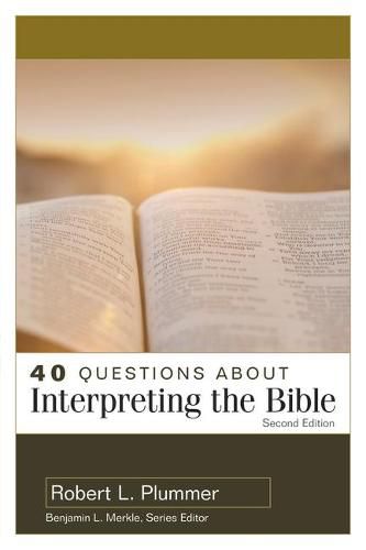 Cover image for 40 Questions about Interpreting the Bible