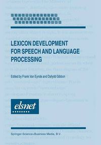 Cover image for Lexicon Development for Speech and Language Processing