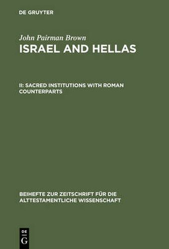 Cover image for Sacred Institutions with Roman Counterparts