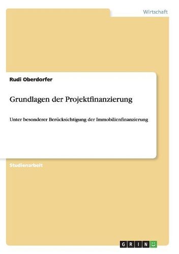 Cover image for Grundlagen Der Projektfinanzierung