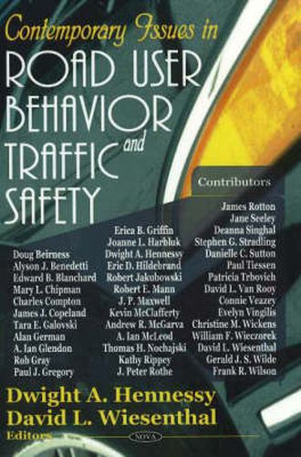 Cover image for Contemporary Issues in Road User Behavior & Traffic Safety