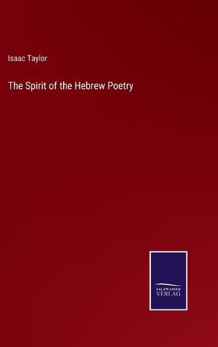 The Spirit of the Hebrew Poetry