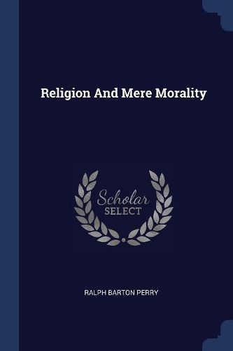 Cover image for Religion and Mere Morality