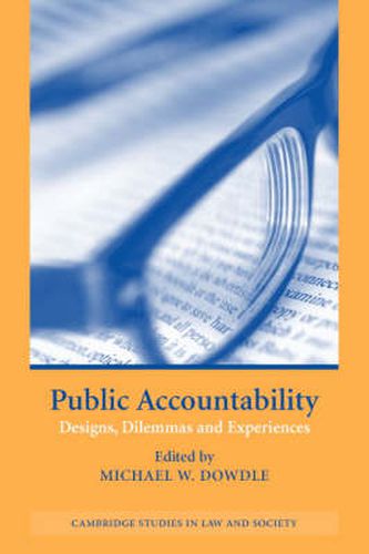 Cover image for Public Accountability: Designs, Dilemmas and Experiences