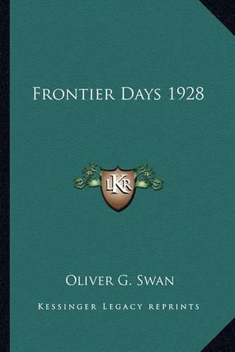 Cover image for Frontier Days 1928