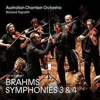 Cover image for Brahms: Symphonies 3 & 4