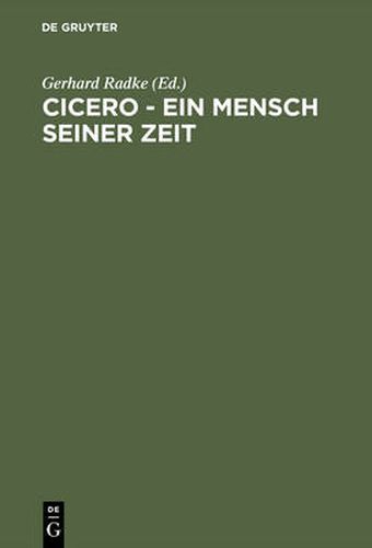 Cover image for Cicero - Ein Mensch seiner Zeit