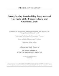 Cover image for Strengthening Sustainability Programs and Curricula at the Undergraduate and Graduate Levels