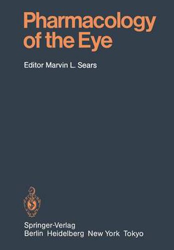 Cover image for Pharmacology of the Eye