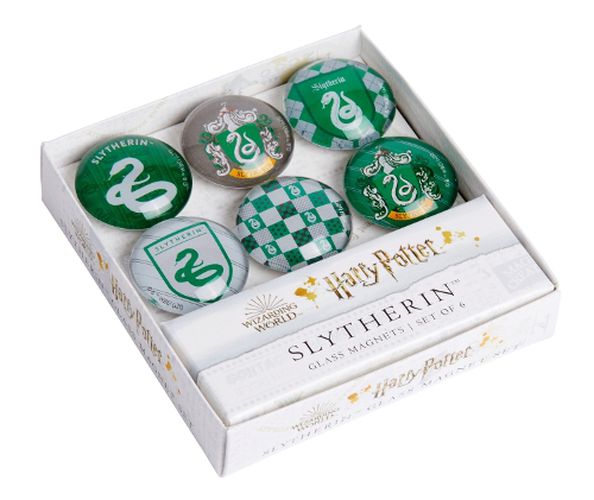Cover image for Harry Potter: Slytherin Glass Magnet Set: Set of 7