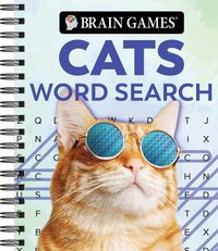 Cover image for Brain Games - Cats Word Search