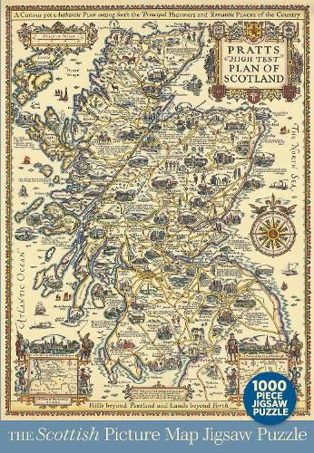 Cover image for The Scottish Picture Map Jigsaw