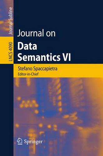 Cover image for Journal on Data Semantics VI