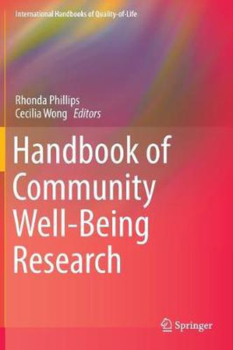 Handbook of Community Well-Being Research