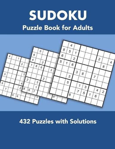 Cover image for Sudoku Puzzle Book for Adults: 432 Puzzles with Solutions