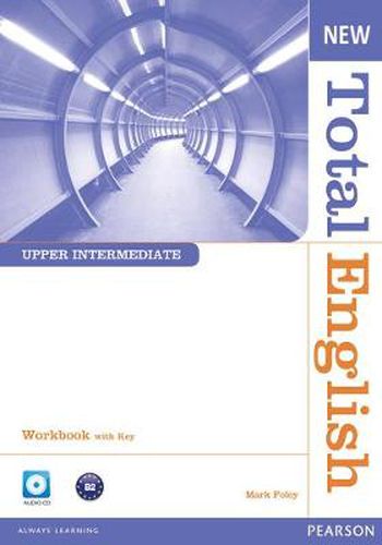 Cover image for New Total English Upper Intermediate Workbook with Key and Audio CD Pack