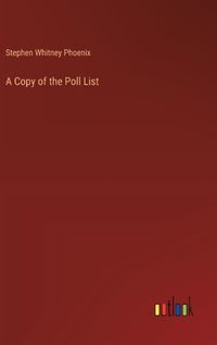 Cover image for A Copy of the Poll List