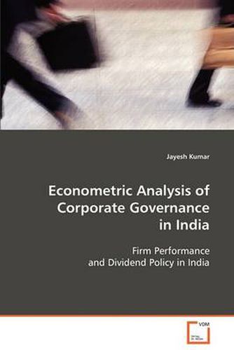 Cover image for Econometric Analysis of Corporate Governance in India