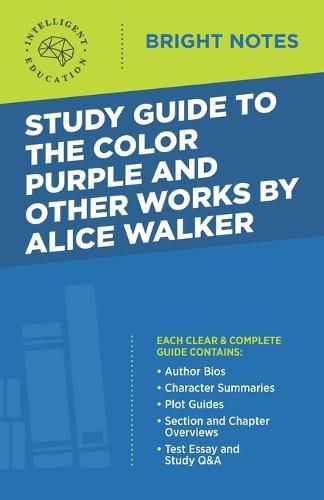 Cover image for Study Guide to The Color Purple and Other Works by Alice Walker