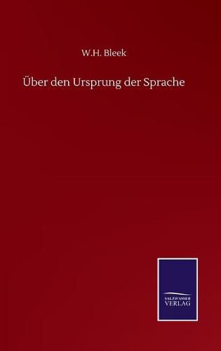 Cover image for UEber den Ursprung der Sprache