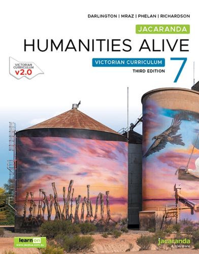 Cover image for Jacaranda Humanities Alive 7 Victorian Curriculum, 3e learnON and Print