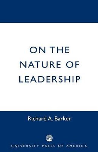 Cover image for On the Nature of Leadership