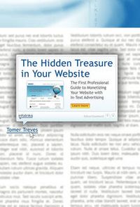 Cover image for The Hidden Treasure in Your Website: The First Professional Guide to Monetizing Your Website with In-Text Advertising