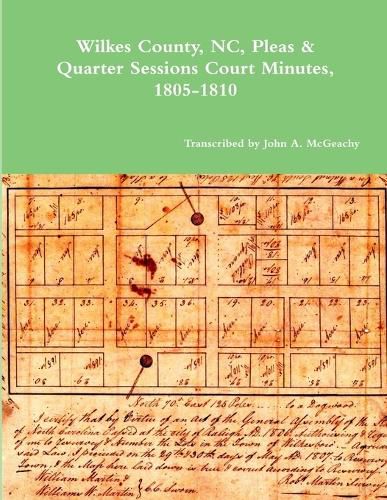 Cover image for Wilkes County, NC, P&Q Minutes, 1805-1810