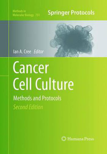 Cover image for Cancer Cell Culture: Methods and Protocols