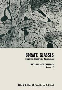 Cover image for Borate Glasses: Structure, Properties, Applications