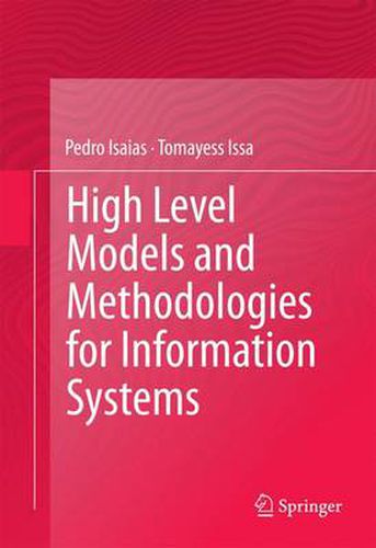 Cover image for High Level Models and Methodologies for Information Systems