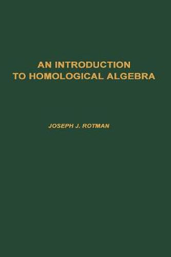 Cover image for Introduction to Homological Algebra, 85