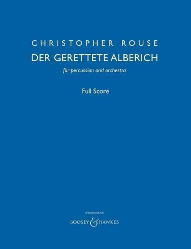 Cover image for Der Gerettete Alberich: For Percussion and Orchestra Full Score