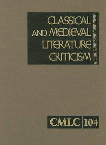 Cover image for Classical and Medieval Literature Criticism