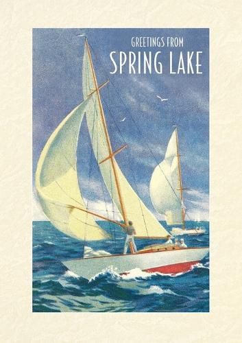 Cover image for Vintage Lined Notebook Greetings from Spring Lake