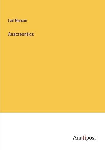 Cover image for Anacreontics