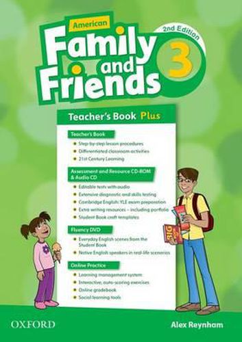 Cover image for American Family and Friends: Level Three: Teacher's Book Plus: Supporting all teachers, developing every child